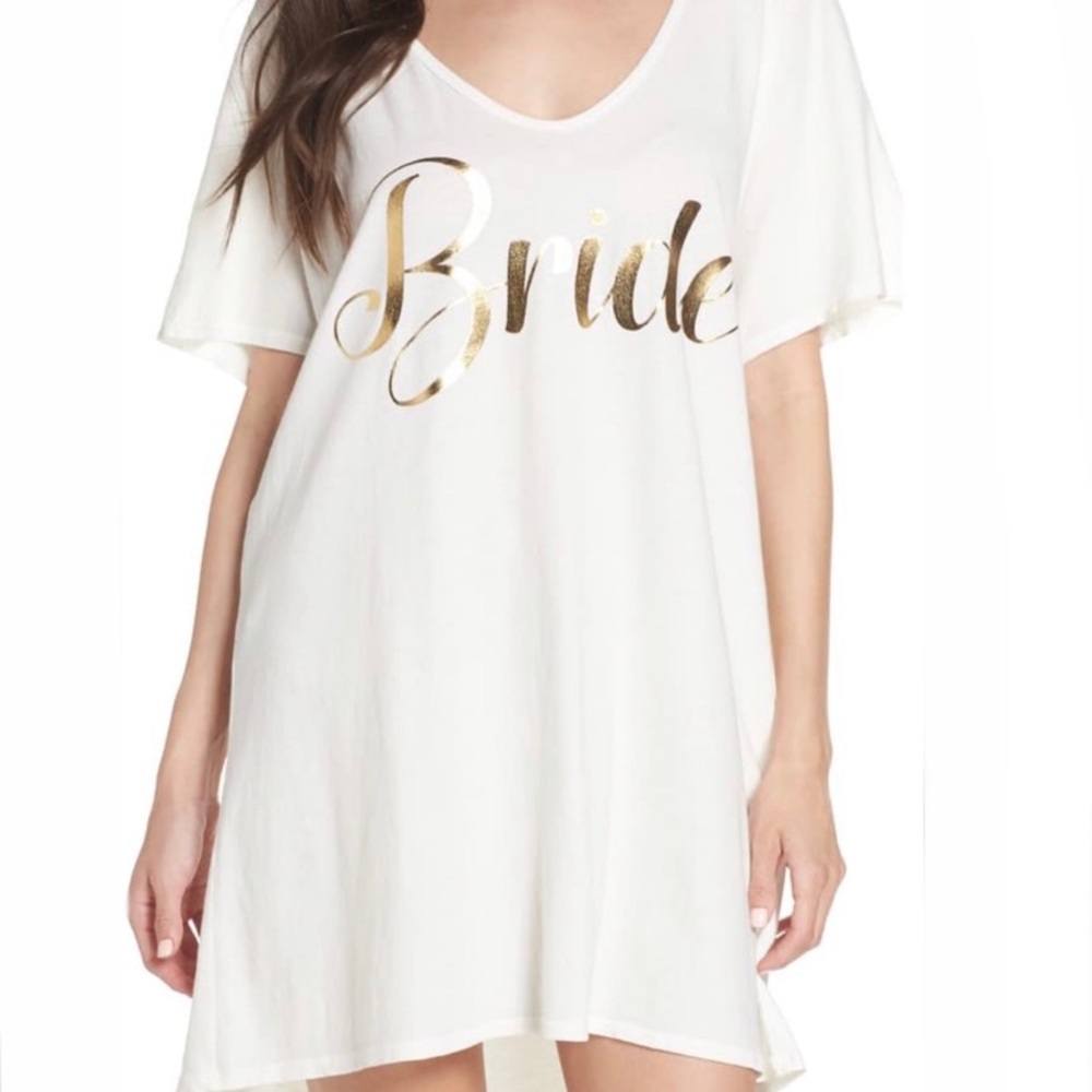 Show Me Your MuMu Bride Shirt Dress